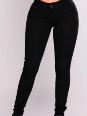 Love Notes Black Skinny Jeans Juniors Size 3/4